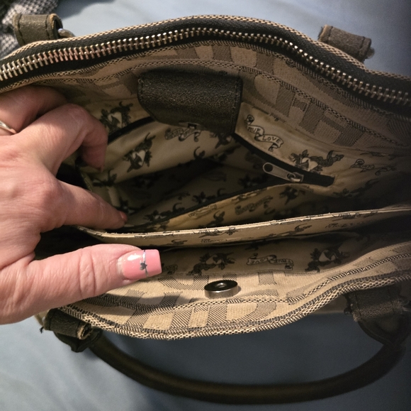 Harley-Davidson Tan and Brown Shoulder Bag - Picture 7 of 8